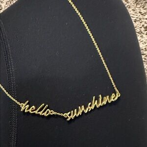 Kate Spade Gold 'Hello Sunshine' Necklace